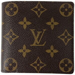 Louis Vuitton Porte Bie Carte Monet bi fold wallet Brown